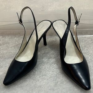Calvin Klein Midnight Black Slingback Heels